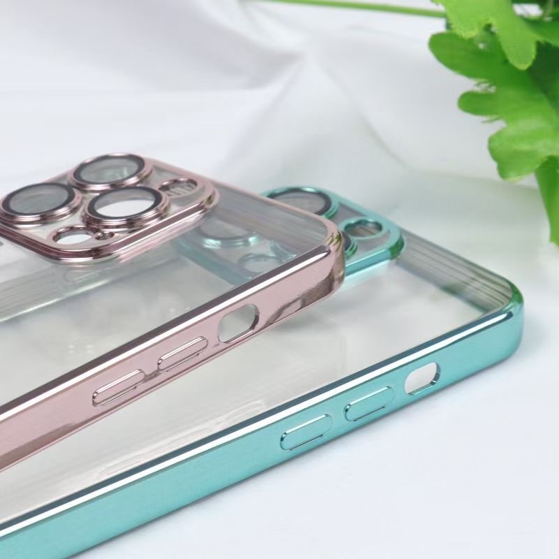 Ốp viền vuông bảo vệ CAMERA - Viền si mạ kim sang trọng dùng cho IPHONE