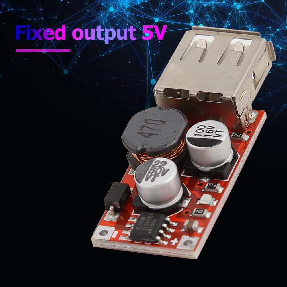 Mô Đun Hạ Áp 9v / 12v / 24v Sang 5v Usb Cho Xe Hơi