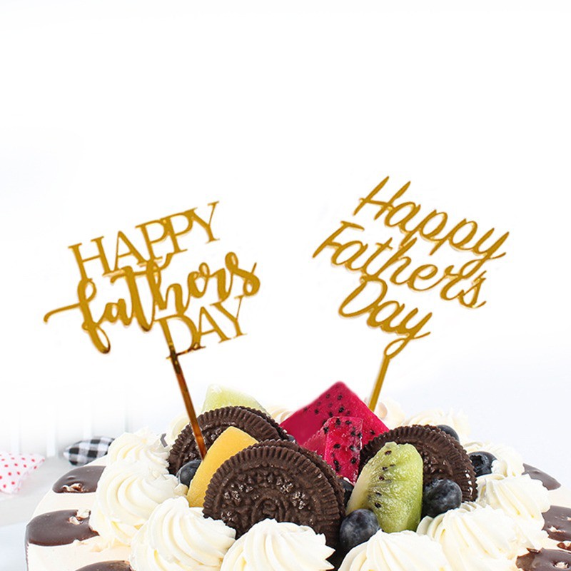 Chữ Happy Father 's Day Trang Trí Bánh Kem