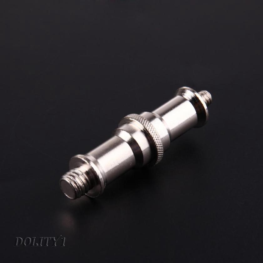 Ốc vít chuyển đổi đầu 1/4" sang 3/8" Spigot nối giá đỡ đèn flash 3 chân