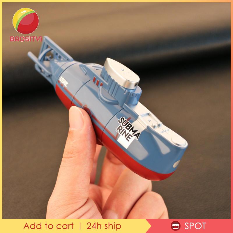 1 Tàu Ngầm Đồ Chơi Mini Điều Khiển Từ Xa Tốc Độ Cao 0.1m / s