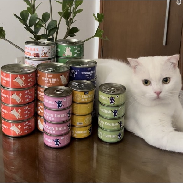 Pate Cho Mèo Faenbei Dinh Dưỡng Nhiều Vị Lon 85g