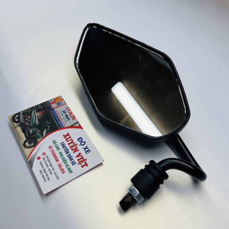 Kính,Gương chiếu hậu xe máy kiểu yamaha chân xoắn(có bán lẻ 1 sản phẩm,lẫn 1 cặp)