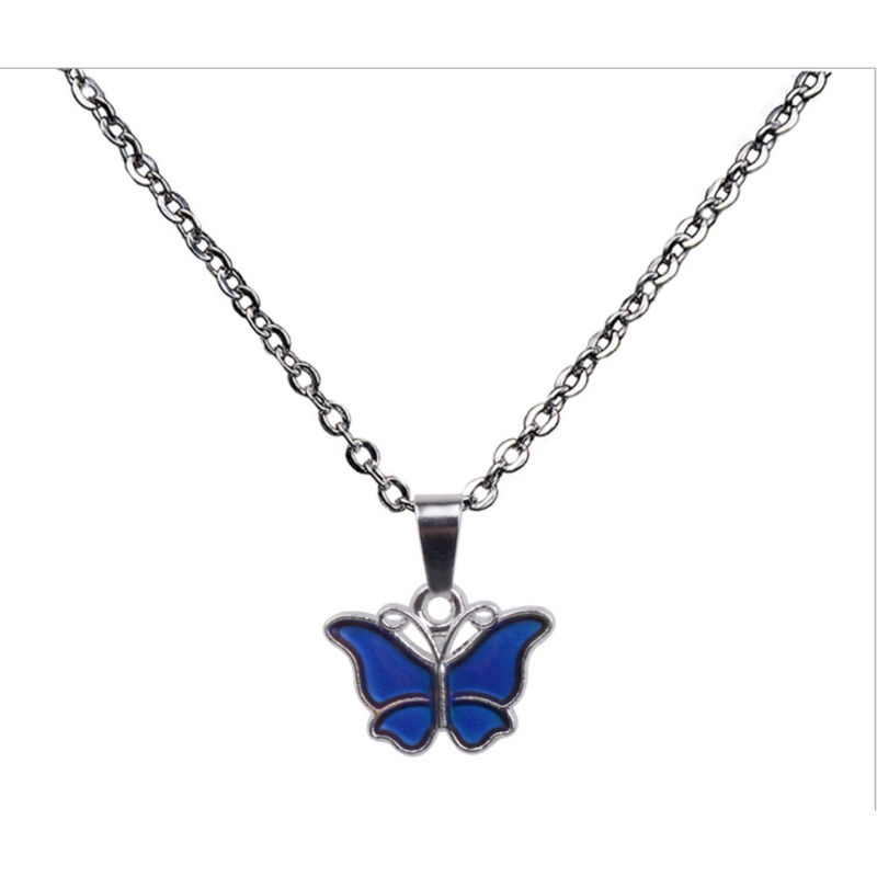 Vòng Cổ Mặt Bướm Đổi Màu Theo Nhiệt Độ