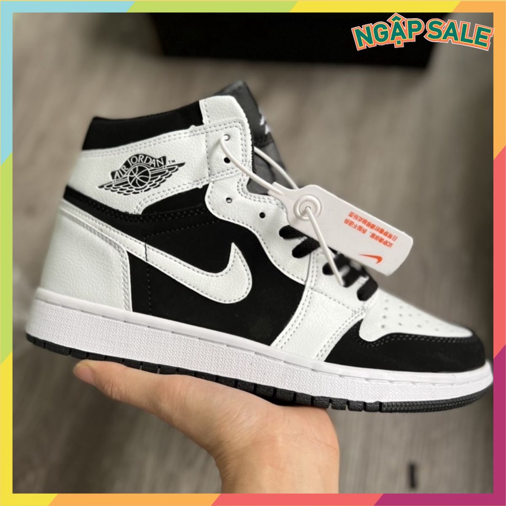 ⚡️GIÁ SỐC⚡️[Ảnh thật do shop tự chụp 100%] Giày Jordan panda cao cổ vạch trắng