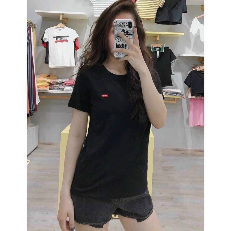 Áo thun thêu logo levis