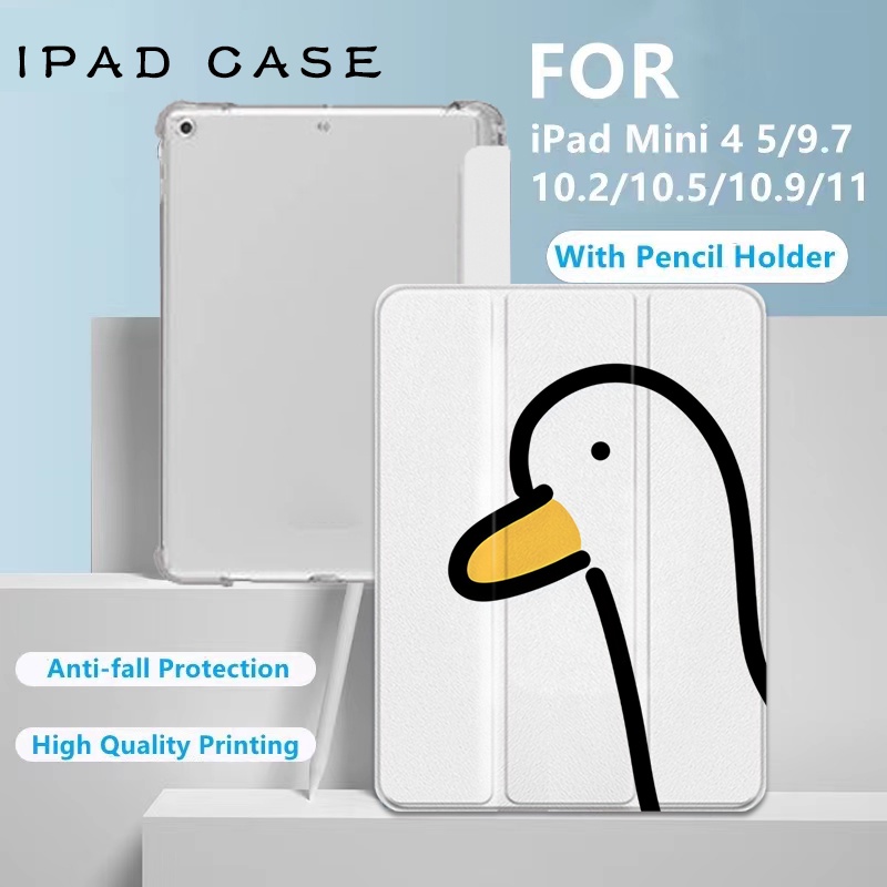 Ốp Máy Tính Bảng Chống Sốc Có Ngăn Đựng Bút Cho Apple ipad Air 4 10.9 inch Air1 / 2 / 3 9.7 10.5 2017 / 2018 / 2019 / 2020 / 2021 Pro11 inch 8th / 9th gen 10.2 / 5 / 6