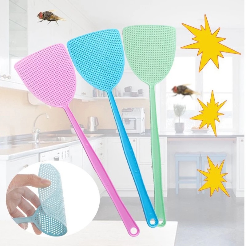 Vỉ Đập Côn Trùng Bằng Nhựa Có Tay Cầm Dài Tiện Dụng