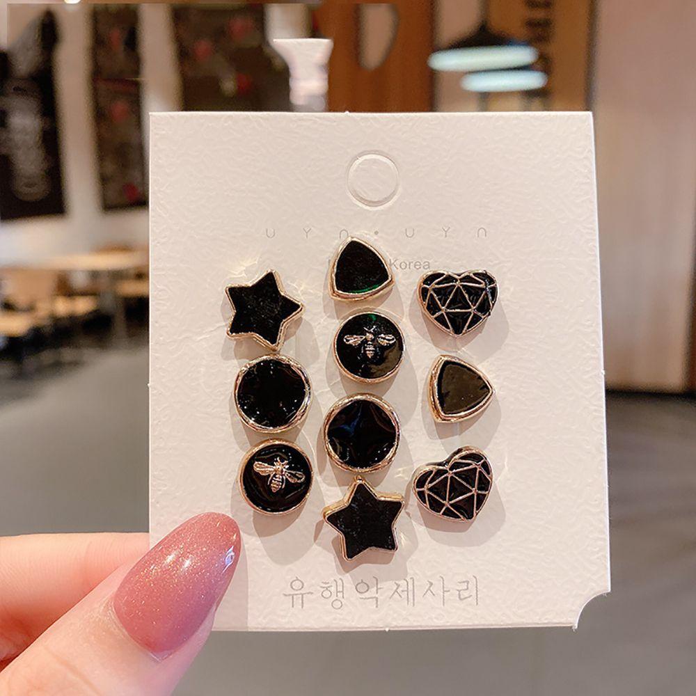 Set 10 Nút Áo Khoác Hình Trái Cây / Dâu / Dứa Dễ Thương Cho Nam|Ghim Cài Khăn Choàng Cổ Cho Nữ