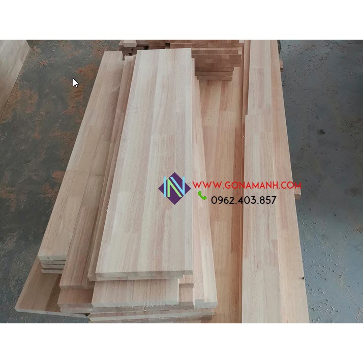 Ván gỗ Cao Su (Làm Kệ Sách, Kệ Trang Trí , bậc cầu thang gỗ...)
