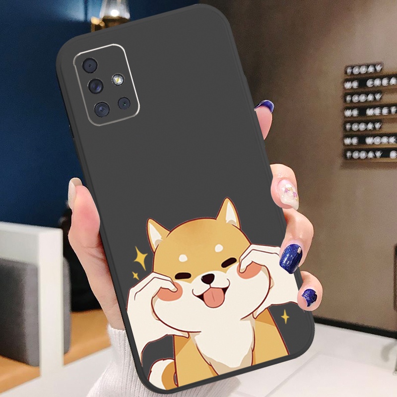 Ốp Điện Thoại Hình Chú Chó Shiba Inu Cho Samsung Galaxy A31 A32 4G A52 A72 5G A11 A51 A20S