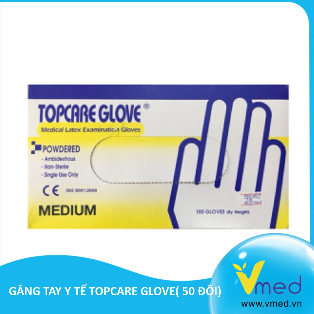 Găng tay y tế Topcare Glove (hộp 50 đôi)