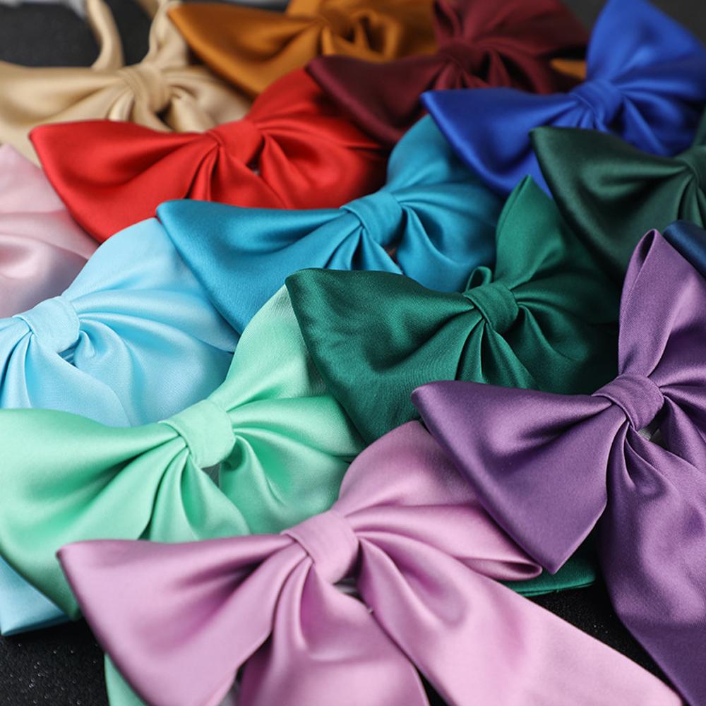 Cà Vạt Nơ Hóa Trang Học Sinh Chất Liệu Satin Cravat