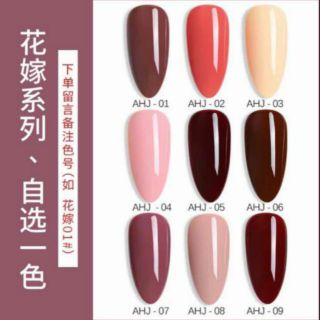 Sơn gel as chai đỏ mã ahj