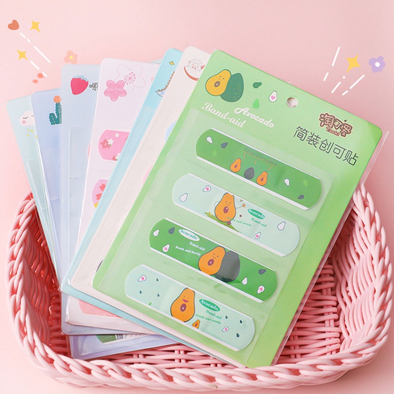 ⚜️Set 4 Chiếc Urgo Băng Dán Cá Nhân Cute Siêu Dễ Thương, Băng Dán Y Tế Hoạt Tiết Hoạt Hình