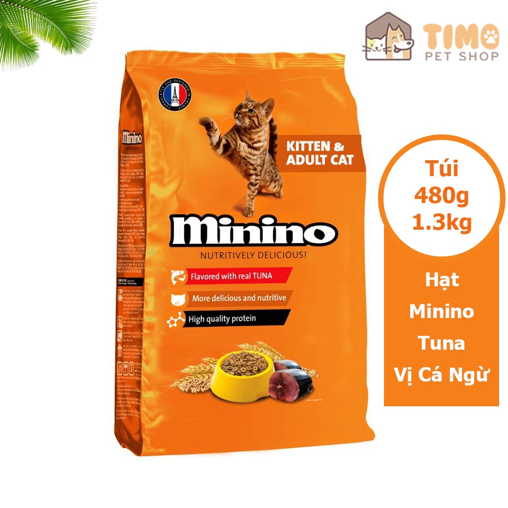 Thức Ăn Hạt Minino Tuna Vị Cá Ngừ - Cho Mèo Mọi Lứa Tuổi