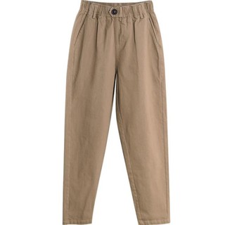 quần khaki nữ dáng beggy