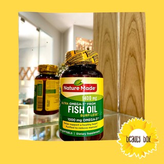  [BEAUTYBOXHN] Dầu cá NATURE MADE Burpless Fish Oil