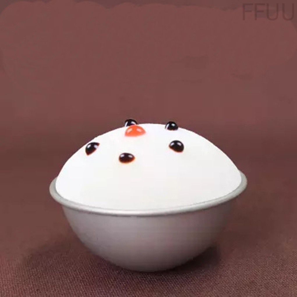 Set 3 Khuôn Làm Bánh Pudding / Thạch Hình Bán Nguyệt Chất Liệu Hợp Kim Nhôm Diy Tiện Dụng