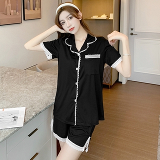 Bộ đồ ngủ vải cotton thời trang mùa hè cho nữ