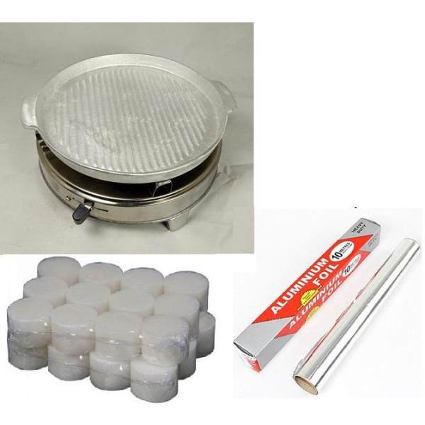 Bếp cồn inox mini họa tiết hoa cúc sang trọng