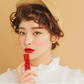 💋Son 3CE 214 Đỏ Tươi Lì (Cam Kết Chuẩn Auth)
