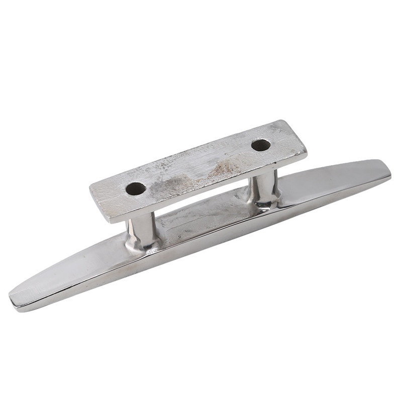 1 Pc Stainless Steel 2 Hole Low Flat Cleat Hardware for Marine Boat Deck Rope Tie Boat Parts