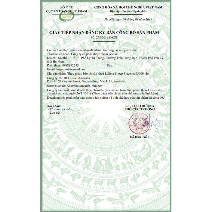 Viên uống Lalisse SHEEP PLACENTA 65000 giúp làm chậm sự lão hóa và cân bằng nội tiết tố nữ – Health Pharmacy