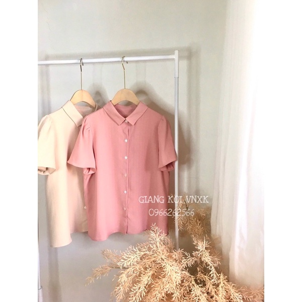 Sơ mi cổ đức tay chuông Giangkoivnxk