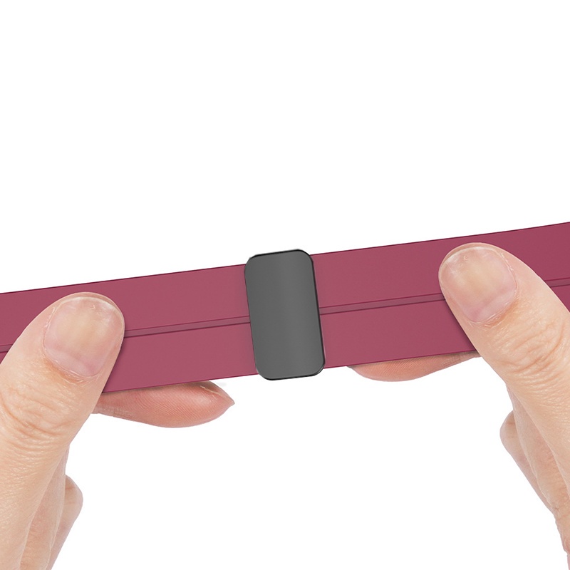 HUAWEI Dây Đeo Silicone Khóa Nam Châm 20mm Cho Đồng Hồ Samsung galaxy watch 5 4 40mm 44mm 5pro 45mm / 3 / 4 Classic / 46mm / 42mm / active 2 / Gear / S3 / S4 42mm