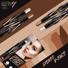 Tạo Khối 2 Đầu Ashley Stereo V-Face Contour & Highlight Duo Stick