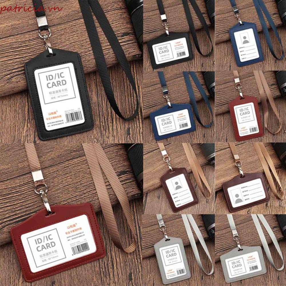 Vỏ Da Đựng Thẻ ID / Danh Thiếp Tiện Dụng Cho Học Sinh / Nhân Viên Văn Phòng