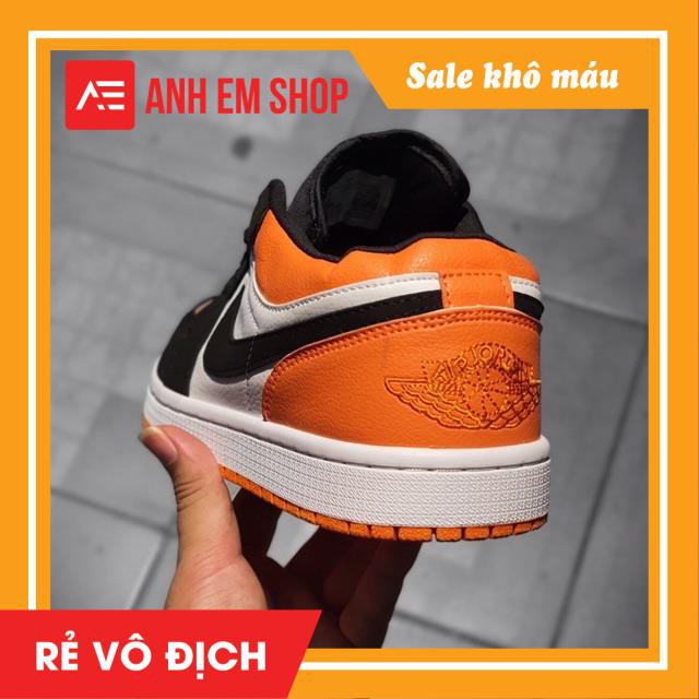 >ẢNH THẬT-HÀNG THẬT< Giày sneaker JD1 thấp cổ đen cam da lộn jodan bóng rổ dành cho nam và nữ | BigBuy360 - bigbuy360.vn