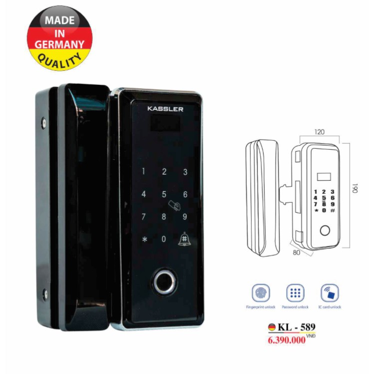 Khóa vân tay Kassler KL-589