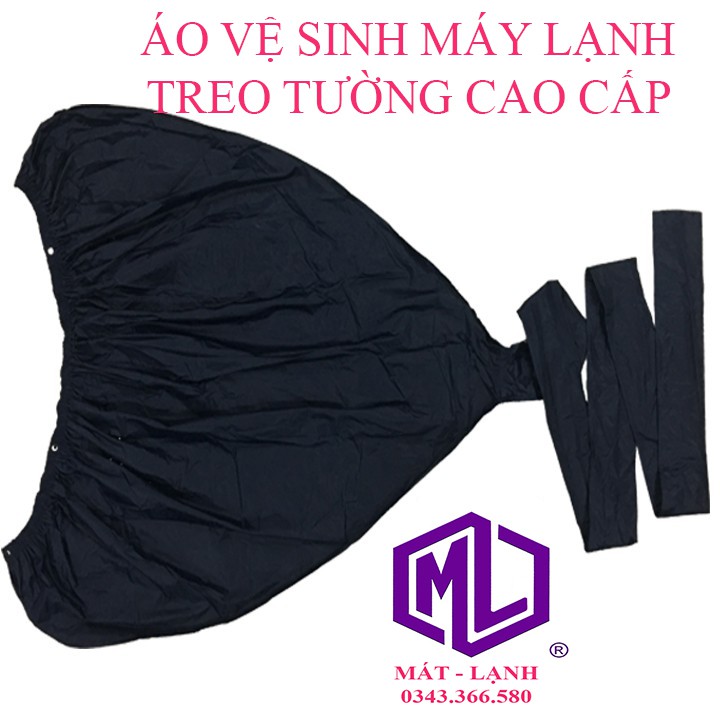 Túi vệ sinh máy lạnh treo tường âm trần vải dù chống thấm cao cấp, áo vệ sinh máy lạnh chuyên nghiệp