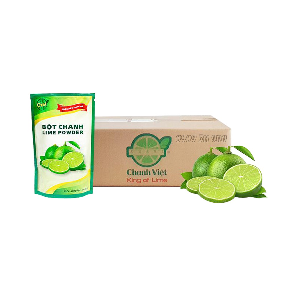 Bột Chanh 400g - Thùng 12 gói [NHÀ CUNG CẤP]