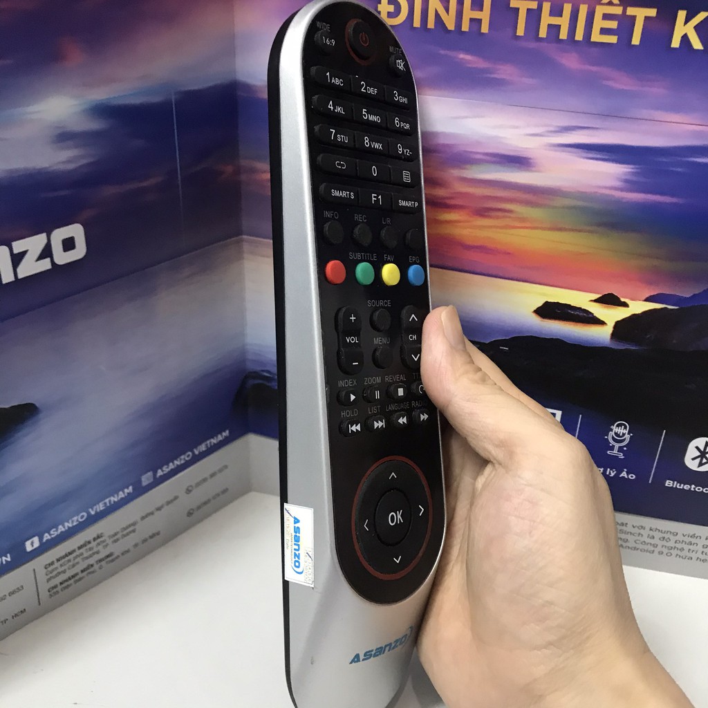 Điều khiển tivi Asanzo các model T66 2019 có khiển giống hình Bảo hành 6 tháng