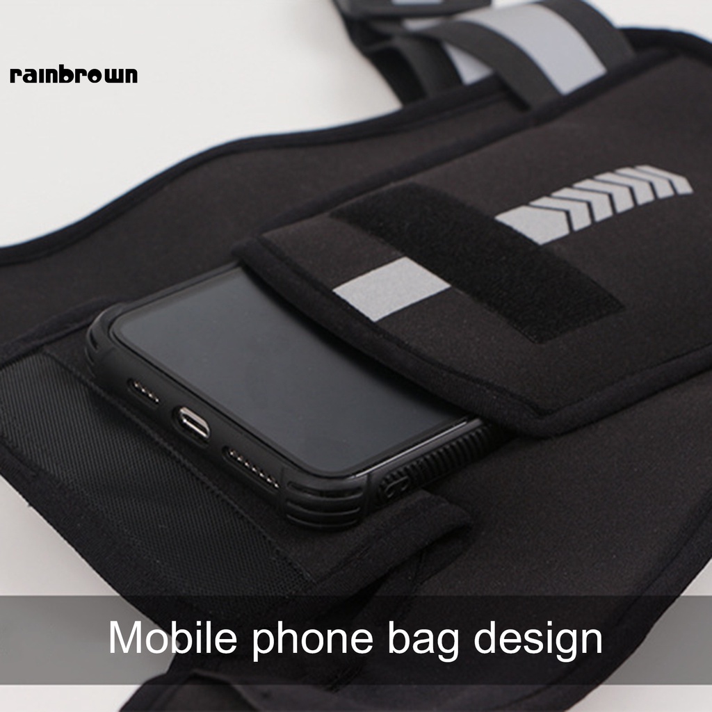 Túi Đeo Chéo Ngực Phản Quang Đựng Điện Thoại Sức Chứa Lớn Dùng Khi Chạy Xe Đạp