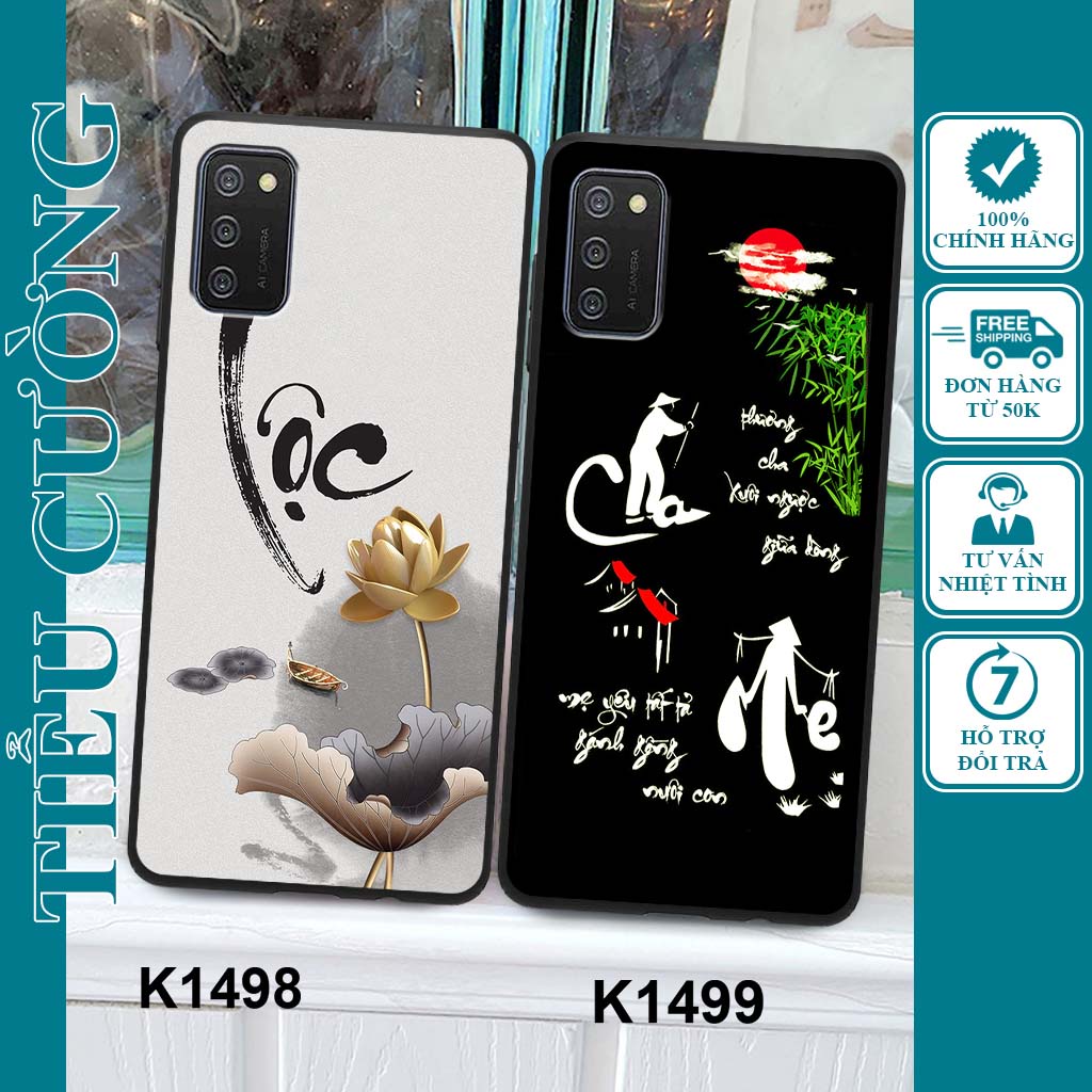 Ốp Samsung A02s / A03s in hình thư pháp siêu đẹp, bền và rẻ