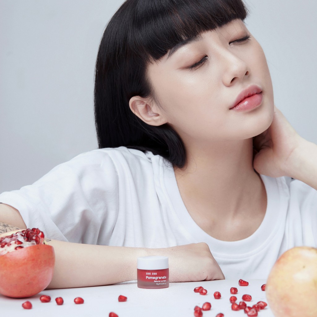 Son Dưỡng Hồng Môi Lựu Đỏ ZEE ZEE - Pomegranate Natural Lip Balm 10g | BigBuy360 - bigbuy360.vn