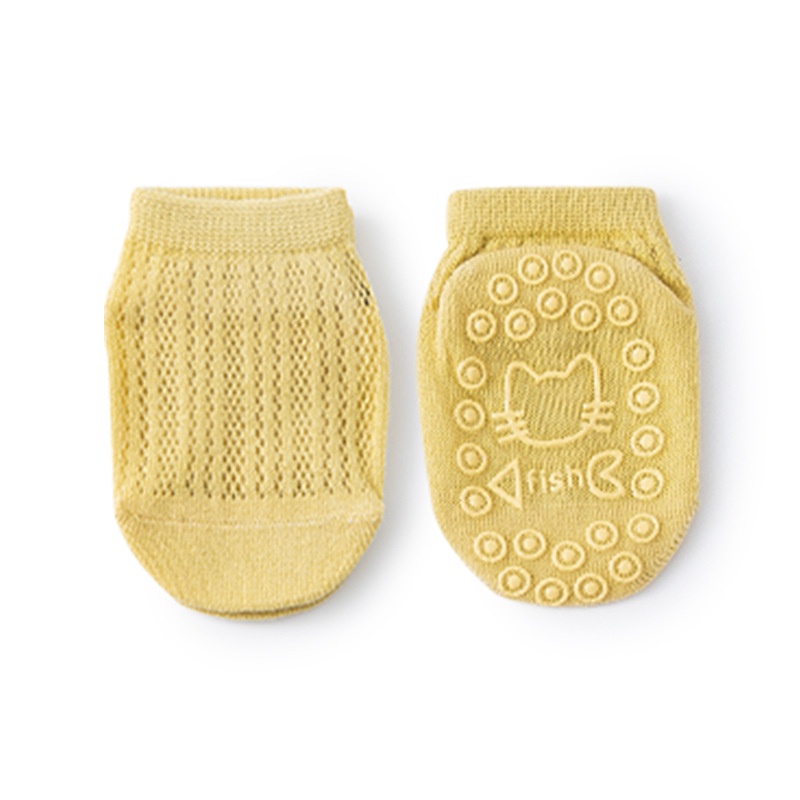 Vớ Cotton Chống Trượt Phối Lưới Cho Bé Sơ Sinh