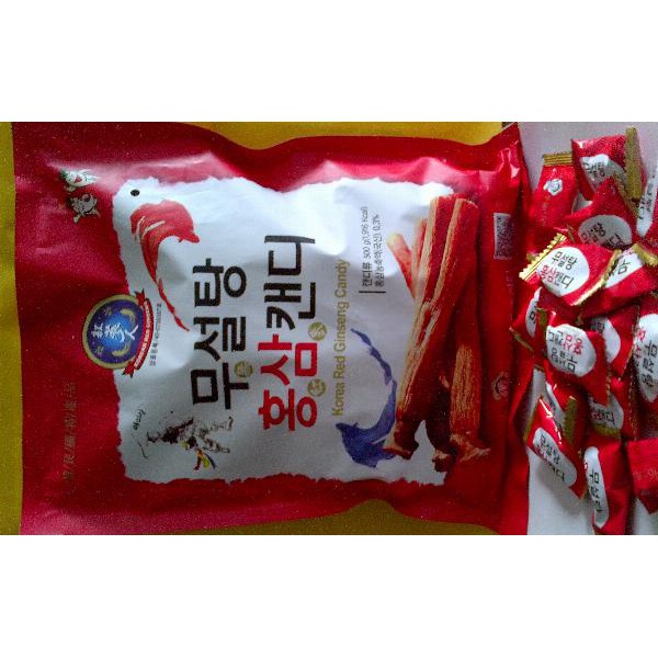 KẸO HỒNG SÂM KHÔNG ĐƯỜNG 365 HÀN QUỐC(500g) date 3 2023