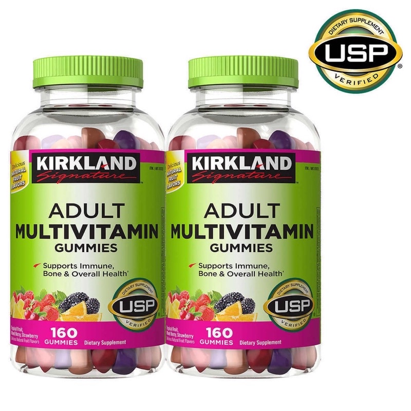 Kẹo dẻo bổ sung vitamin cho người lớn Kirkland Adult Multivitamin Gummies
