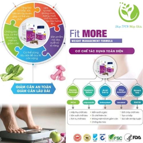 Viên giảm cân nhập khẩu NZ-Fit MORE từ Everyday Health  Giúp chuyến hóa chất béo, ức chế cảm giác thèm ăn