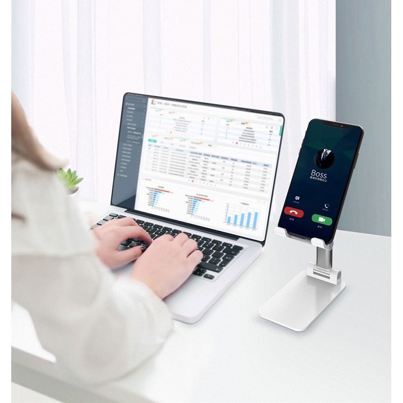 Giá đỡ điện thoại, kẹp ipad, có thể gấp gọn, chống tê mỏi tay, bảo vệ mắt - SEVEN.CAR