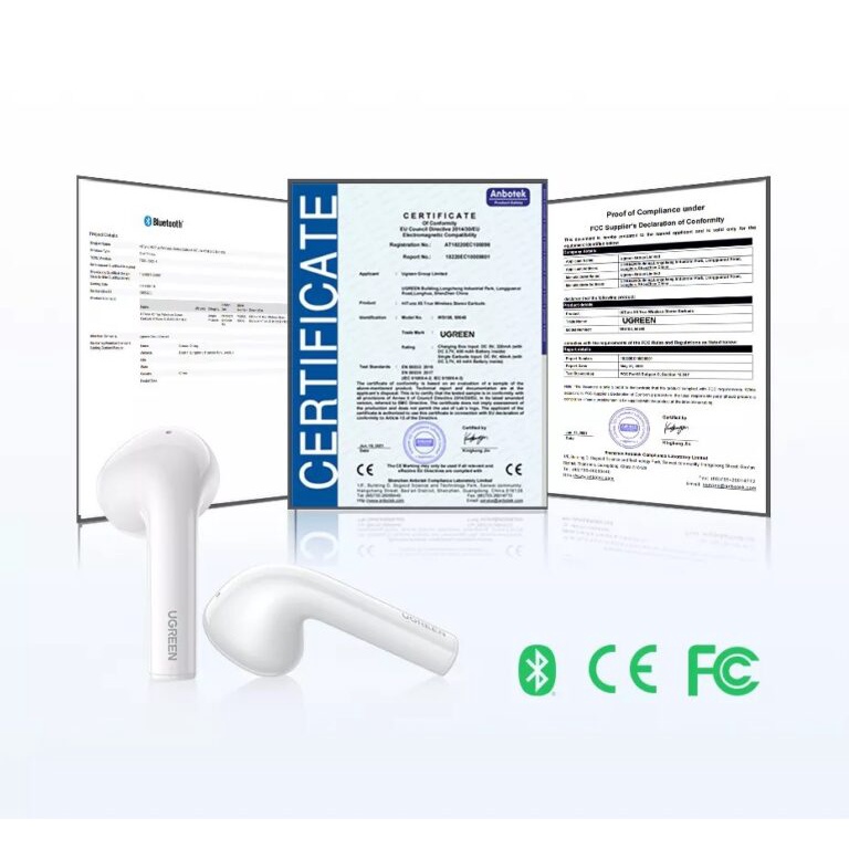 Tai nghe nhét tai không dây UGREEN WS109 Thời lượng pin 25h Playtime ENC Độ trễ thấp Chống thấm nước IPX5