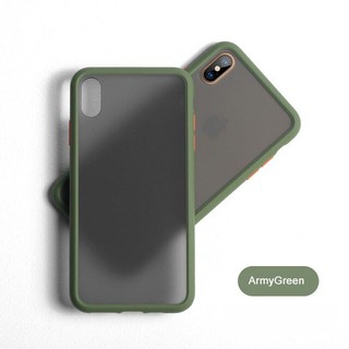 IPHONE XS MAX ỐP LƯNG VIỀN MÀU LƯNG NHÁM MỜ CHỐNG VÂN