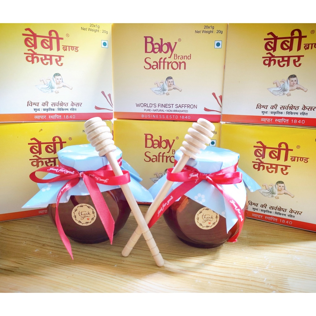 Saffron Ngâm Mật Ong, Nhụy hoa nghệ tây BABY SAFFRON hỗ trợ đau dạ dày hiệu quả, hủ 200ml + 1gram | BigBuy360 - bigbuy360.vn