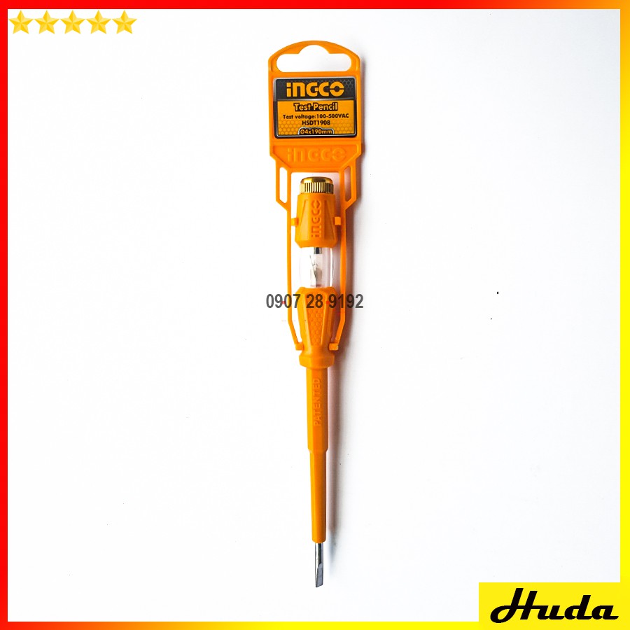 Bút thử điện 140mm INGCO HSDT1408 - 190mm INGCO HSDT1908 LKJ