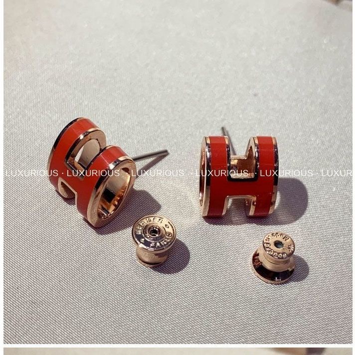 Khuyên Tai Nữ Hình Chữ h S925 Sang Trọng